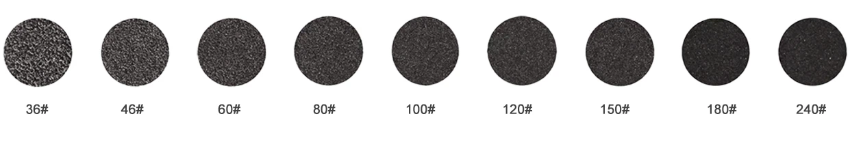 Những thông số kỹ thuật và kích thước grit khác nhau có sẵn cho các đĩa chà n...